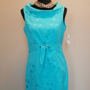 Mod Dress, Vintage Feel, Turquoise, Size 10